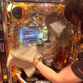 パチンコ店清掃　京丹後市峰山町・JR奈良駅